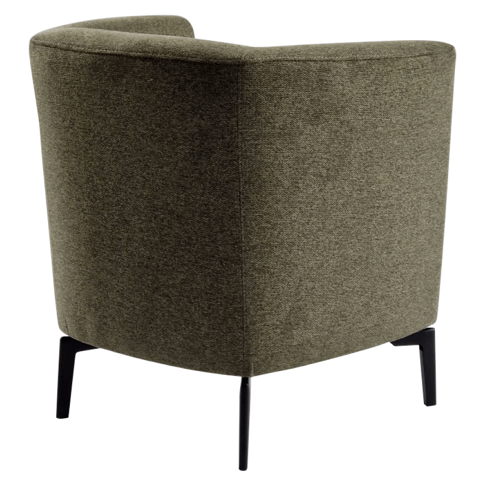 Fotoliu de design, verde / negru, KAPY — imaginea 7