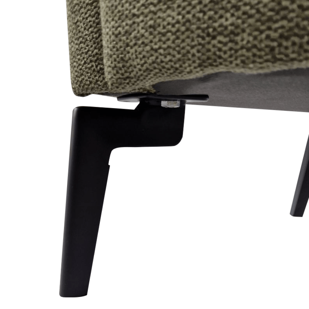 Fotoliu de design, verde / negru, KAPY — imaginea 9