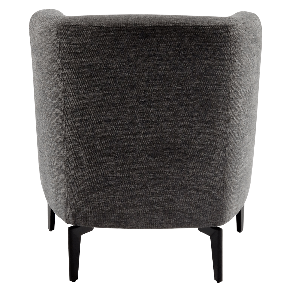 Fotoliu de design, gri / negru, KAPY — imaginea 8