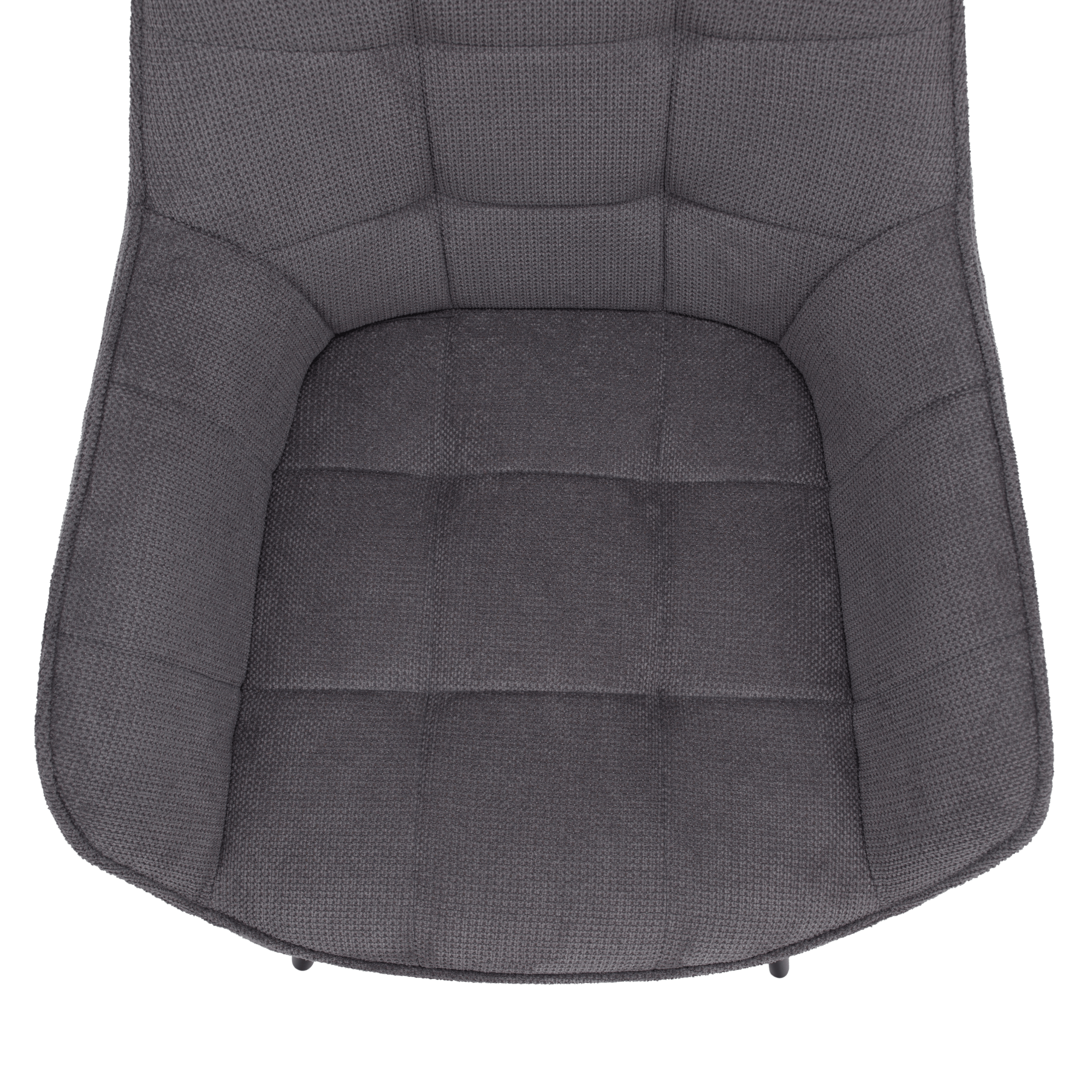 Scaun de design, gri/negru, MARKEN — imaginea 4