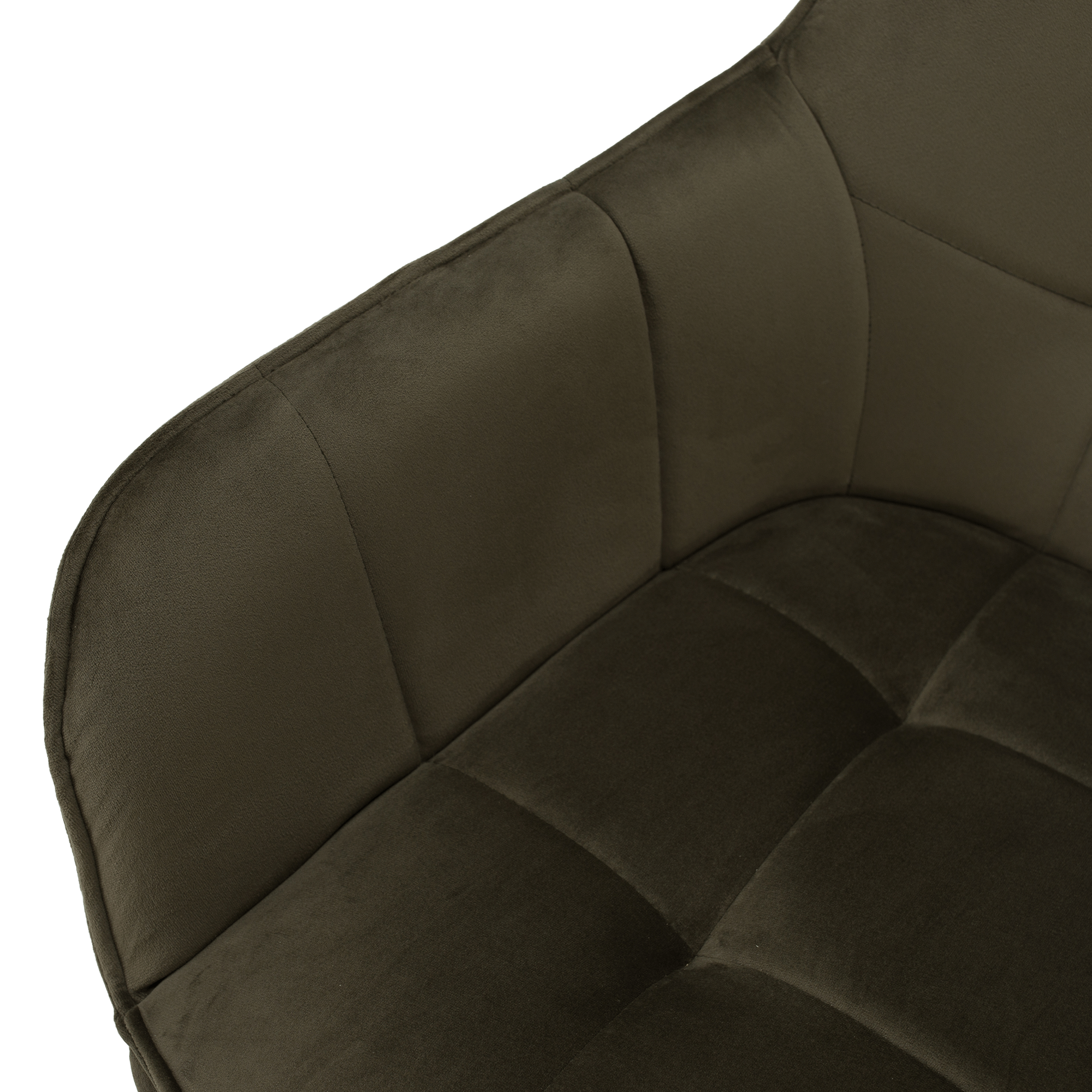 Scaun de design, Velvet verde/negru, PETIN — imaginea 4