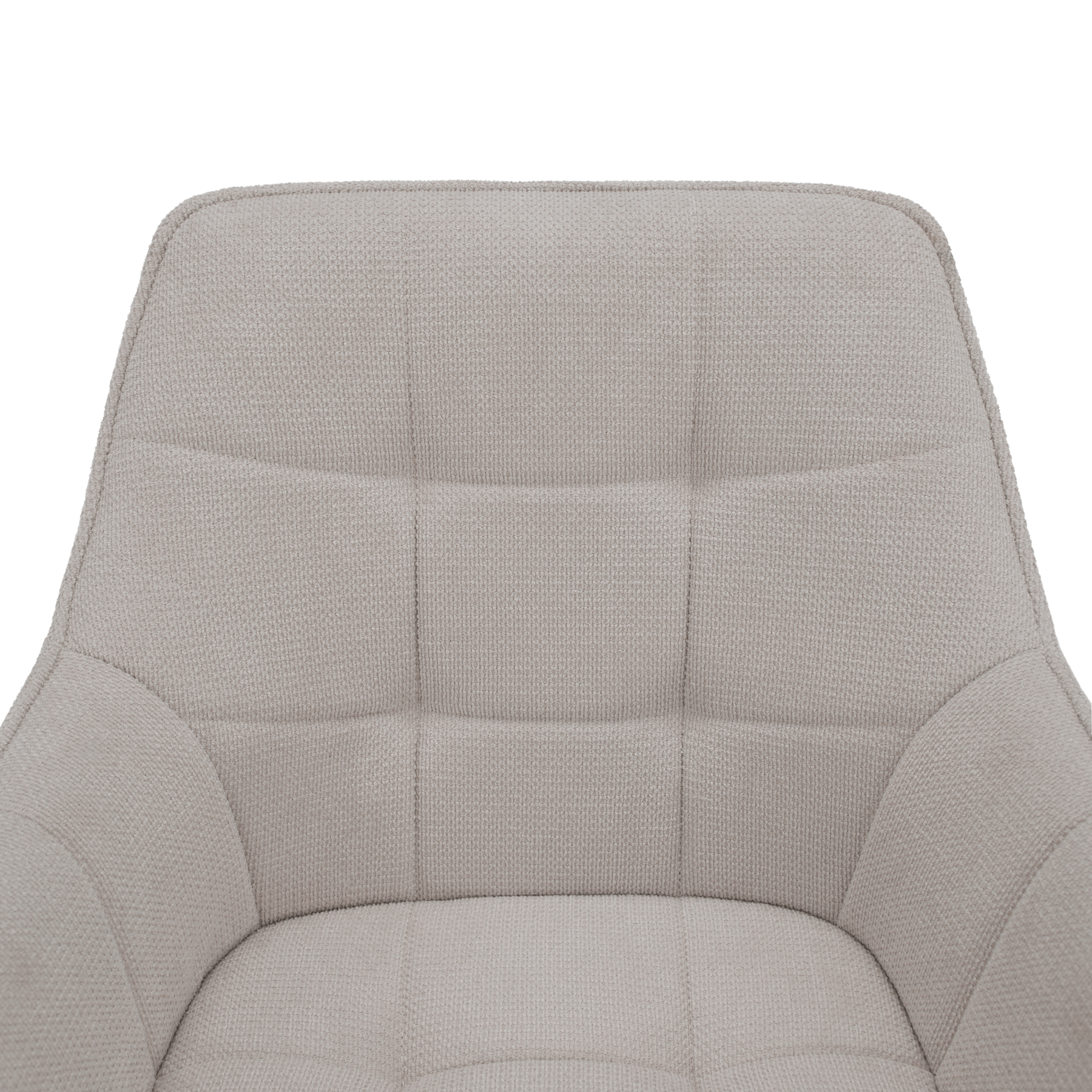 Scaunul de design, bej/negru, MARKEN — imaginea 4