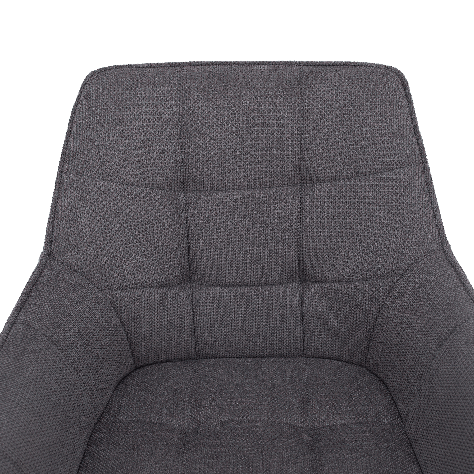 Scaun de design, gri/negru, MARKEN — imaginea 5