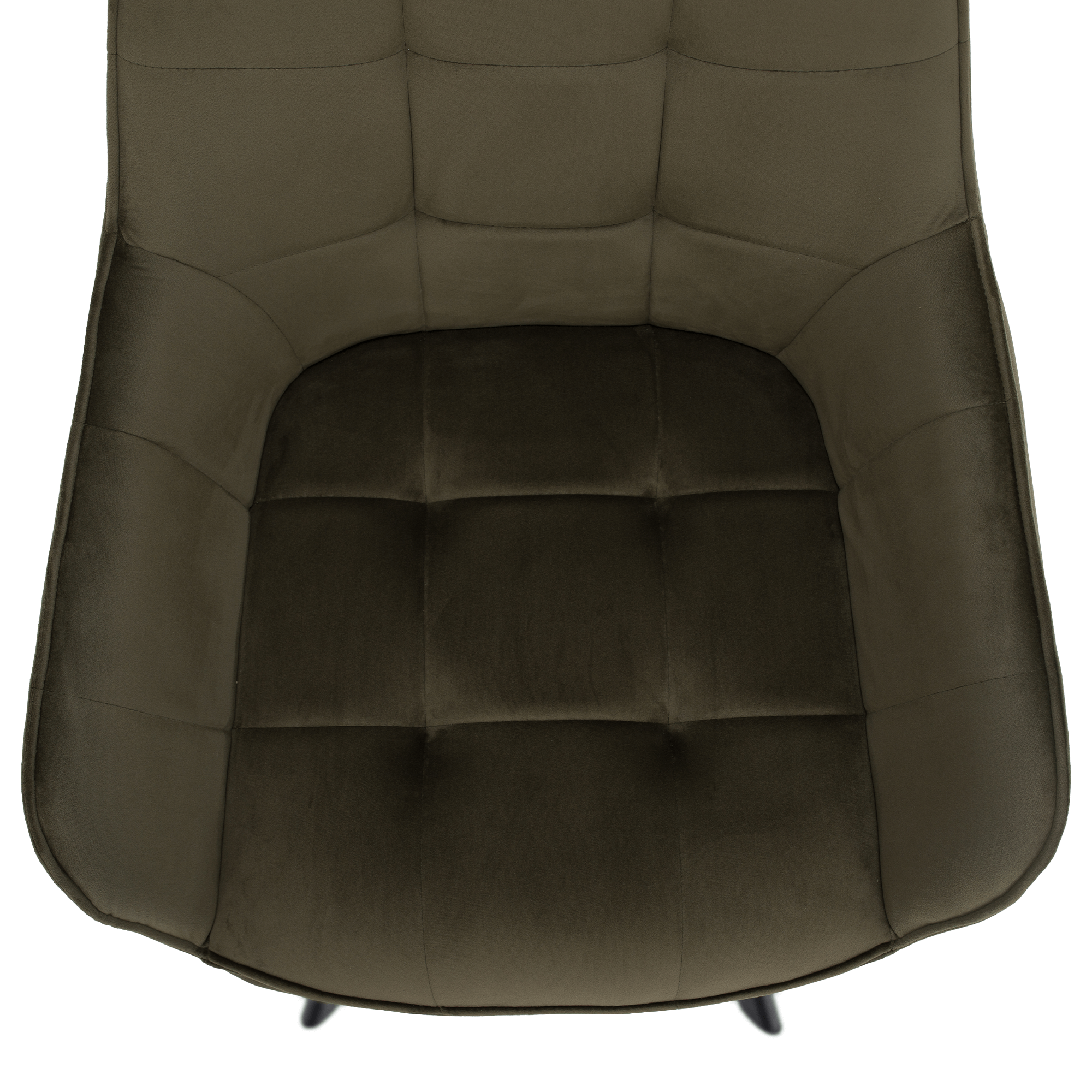 Scaun de design, Velvet verde/negru, PETIN — imaginea 6