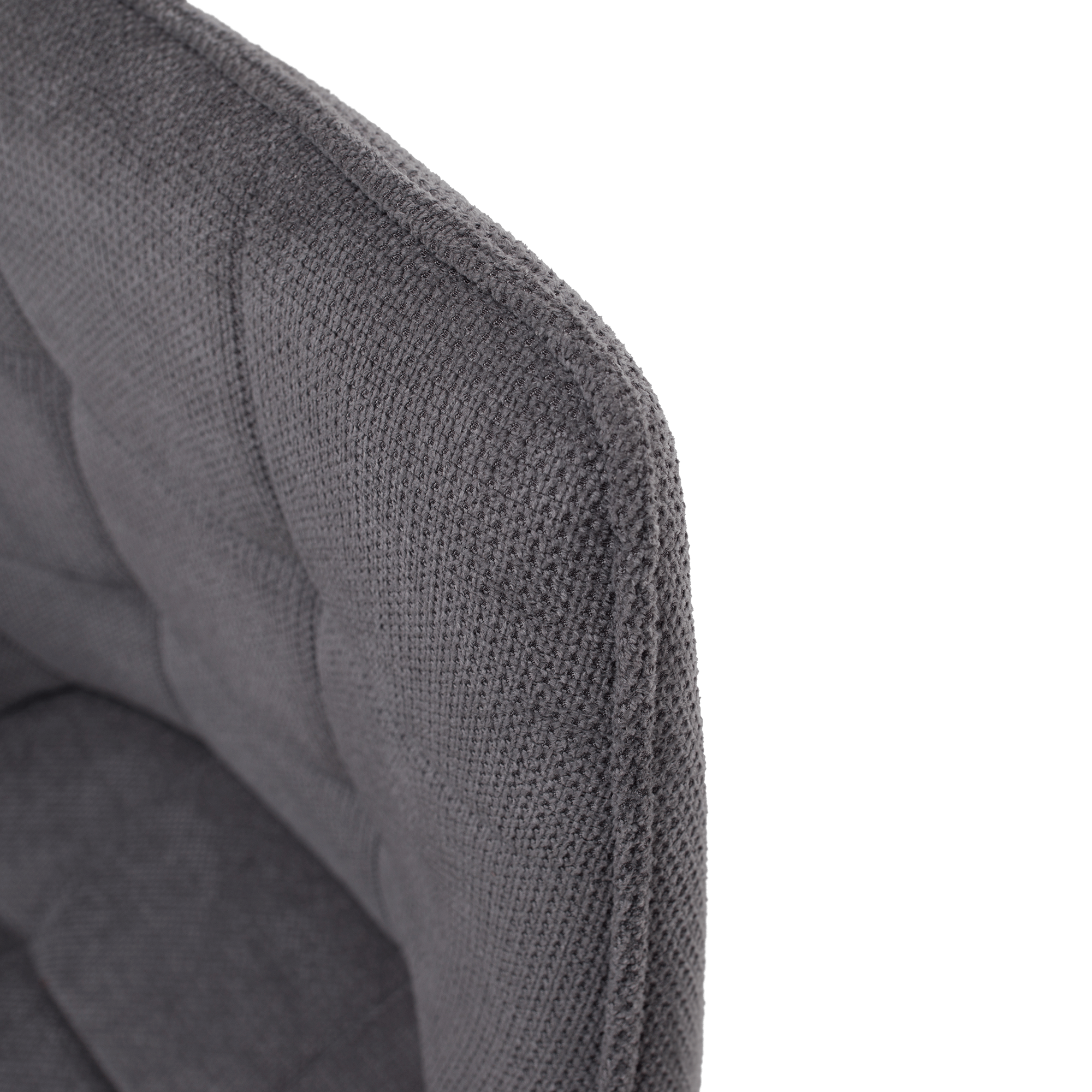 Scaun de design, gri/negru, MARKEN — imaginea 8
