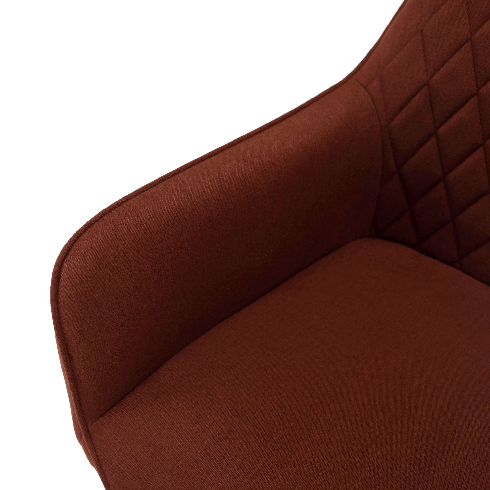 Scaun de design, maro/negru, OSKOR — imaginea 5