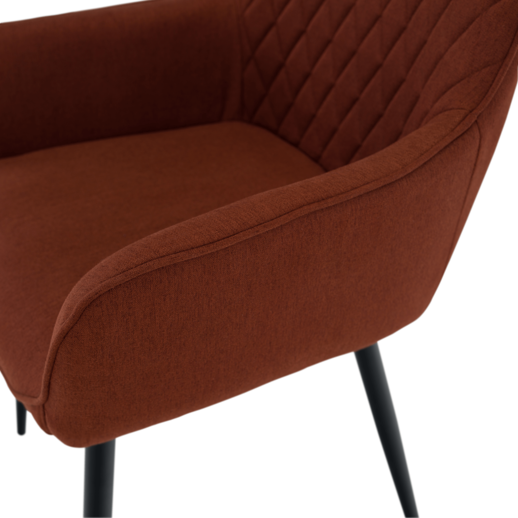 Scaun de design, maro/negru, OSKOR — imaginea 6