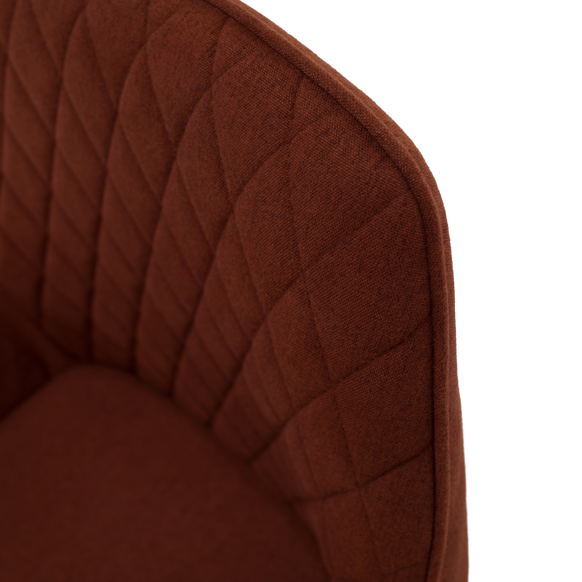 Scaun de design, maro/negru, OSKOR — imaginea 7