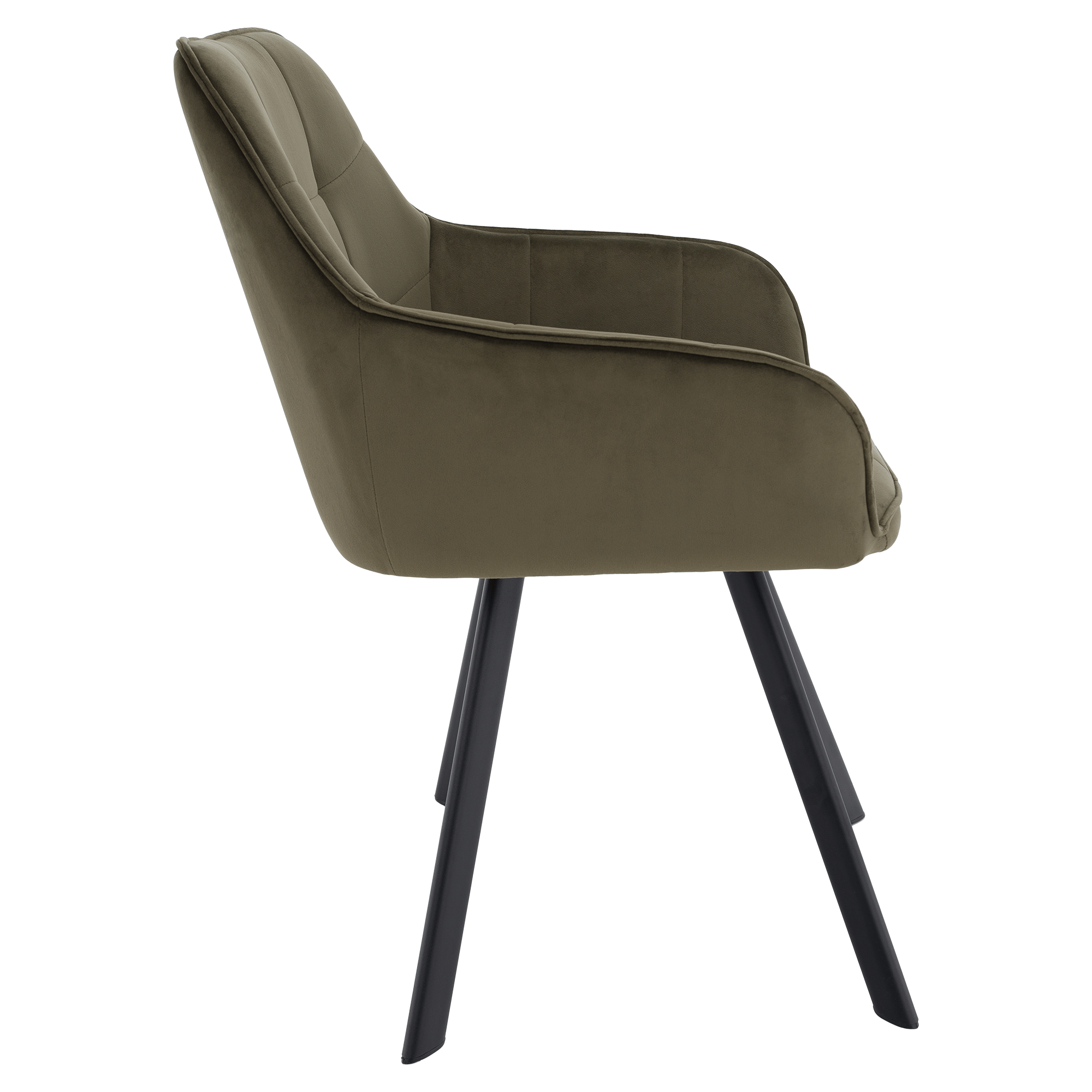 Scaun de design, Velvet verde/negru, PETIN — imaginea 13