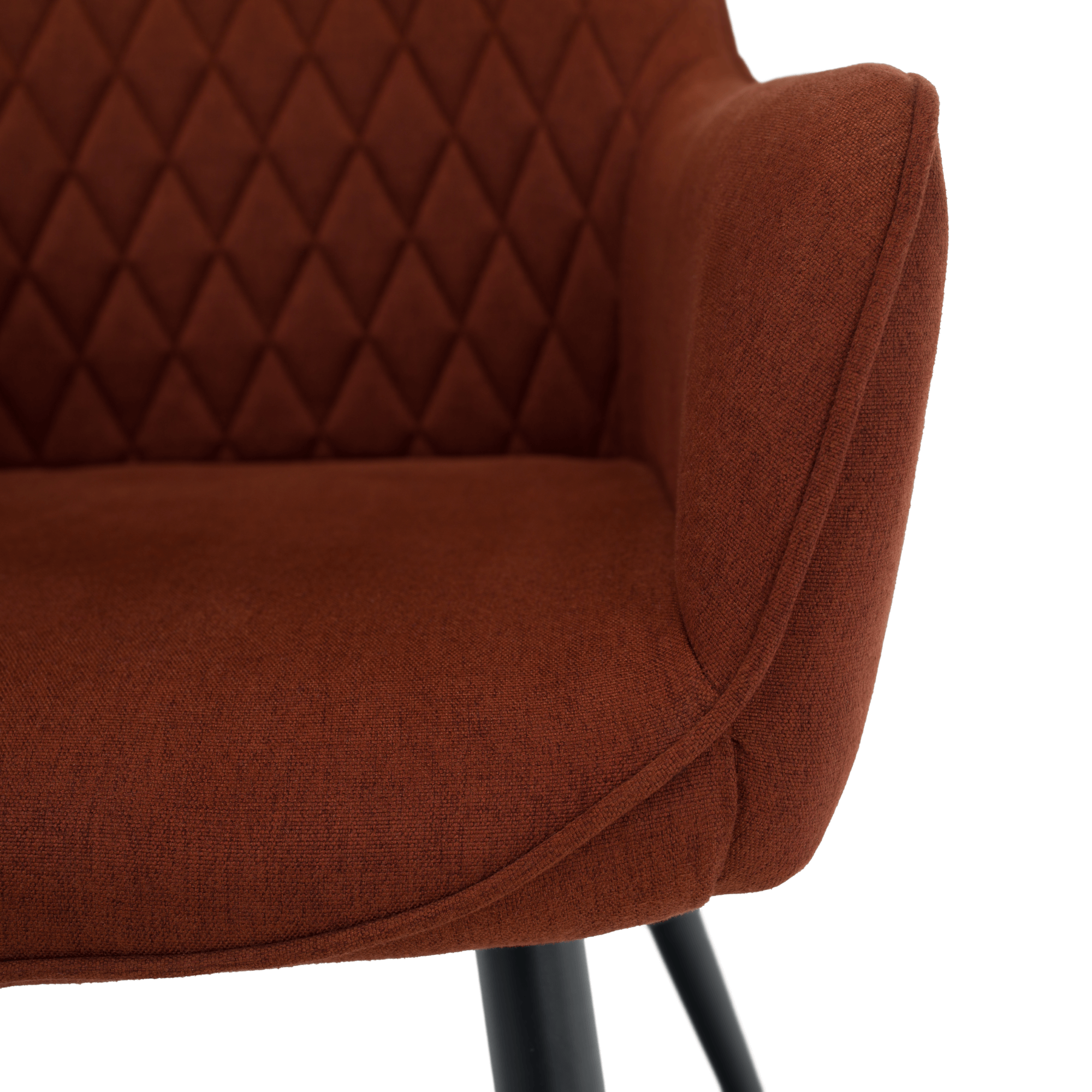 Scaun de design, maro/negru, OSKOR — imaginea 9