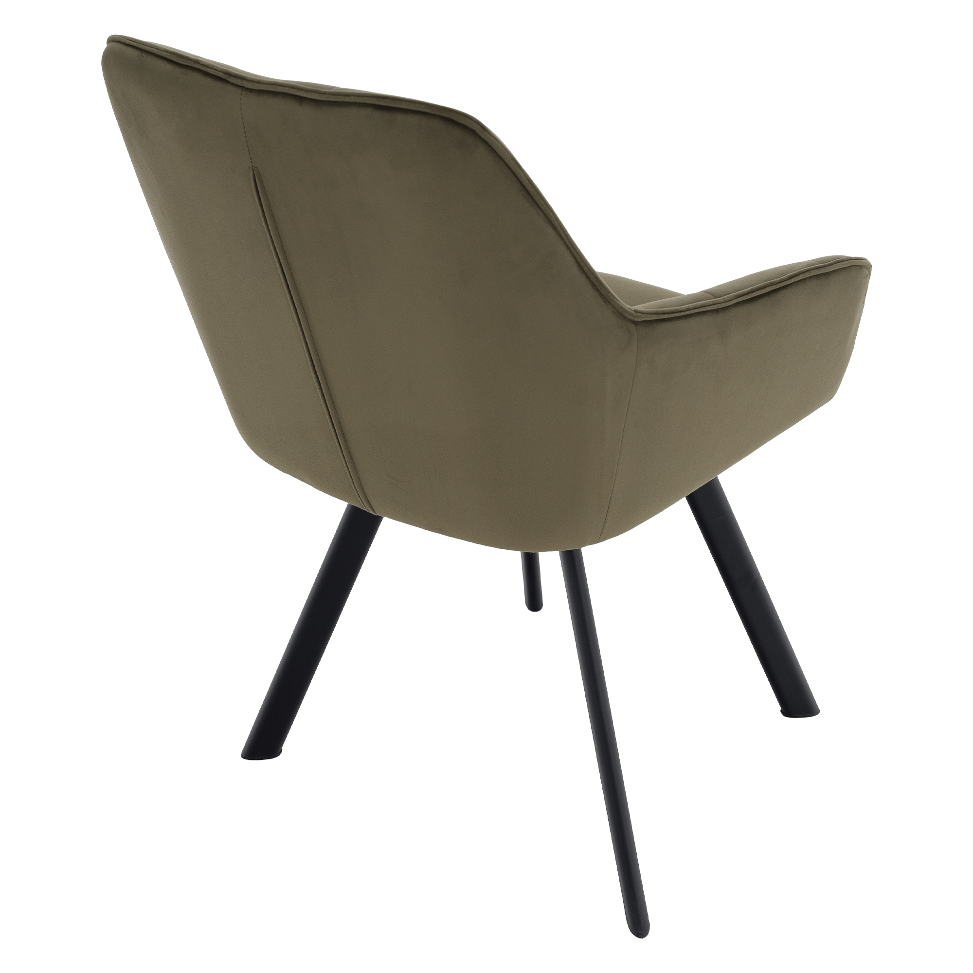 Scaun de design, Velvet verde/negru, PETIN — imaginea 14