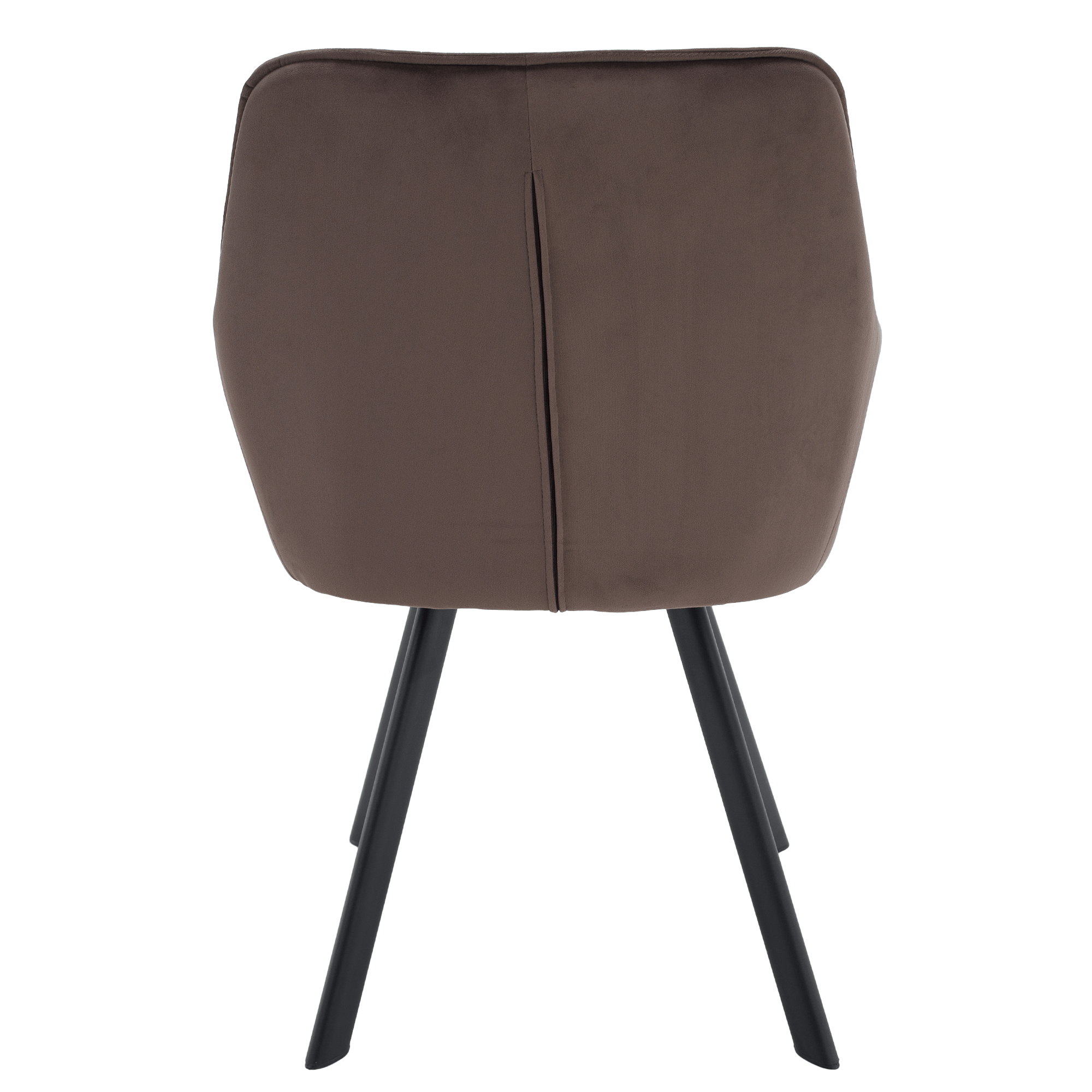 Scaun de design, gri-maronie Velvet/negru, PETIN — imaginea 15