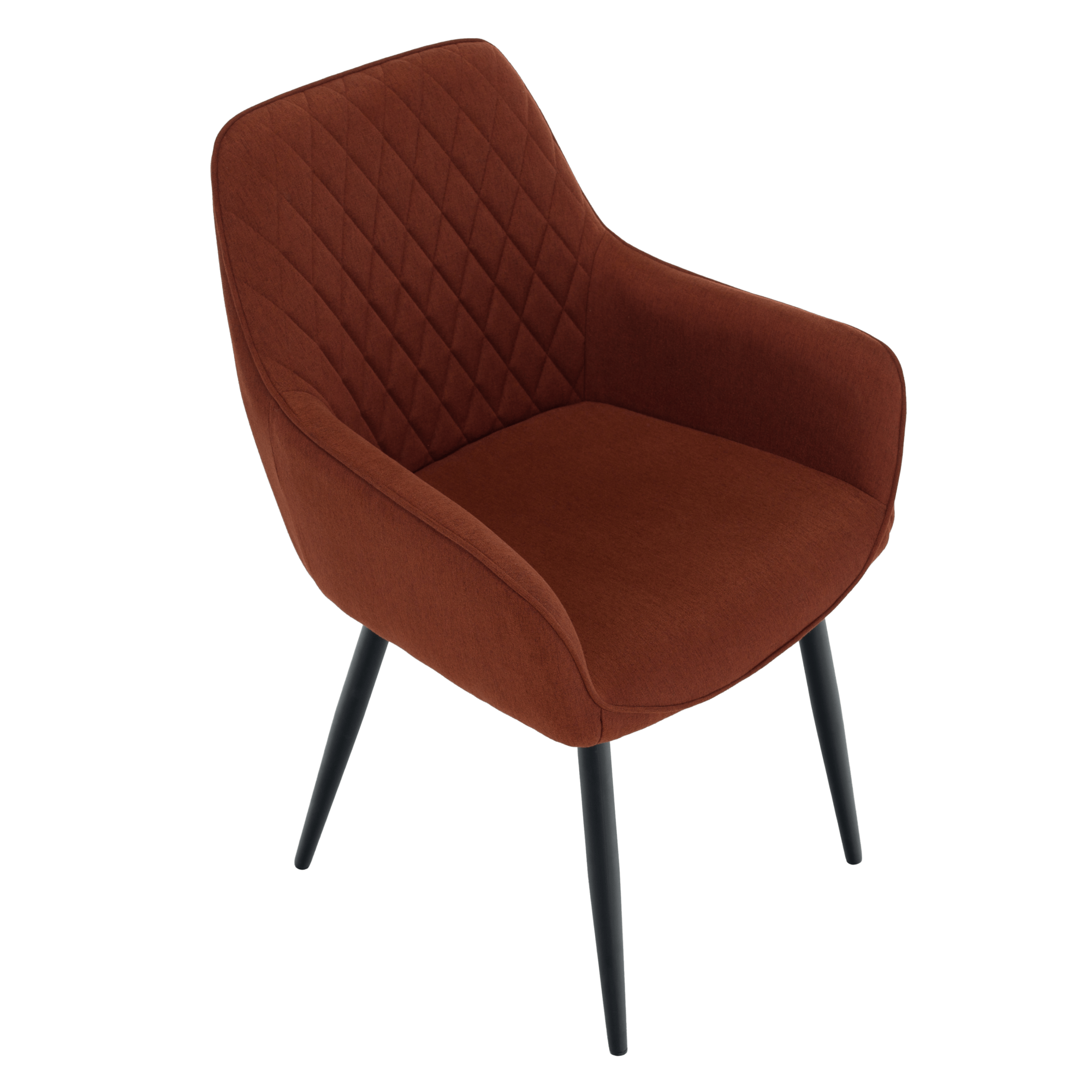 Scaun de design, maro/negru, OSKOR — imaginea 11