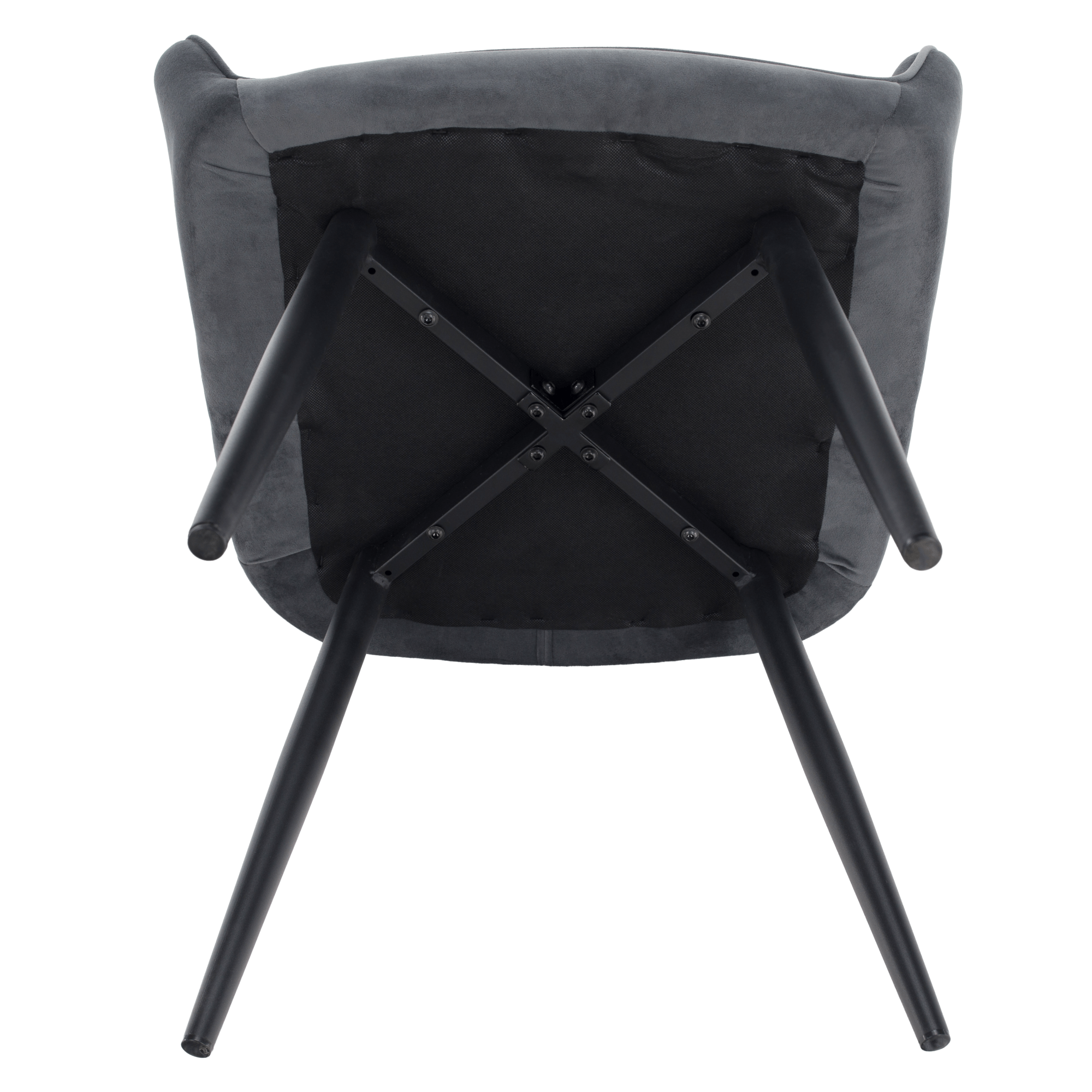 Fotoliu de design, material Velvet gri, VERIO — imaginea 14