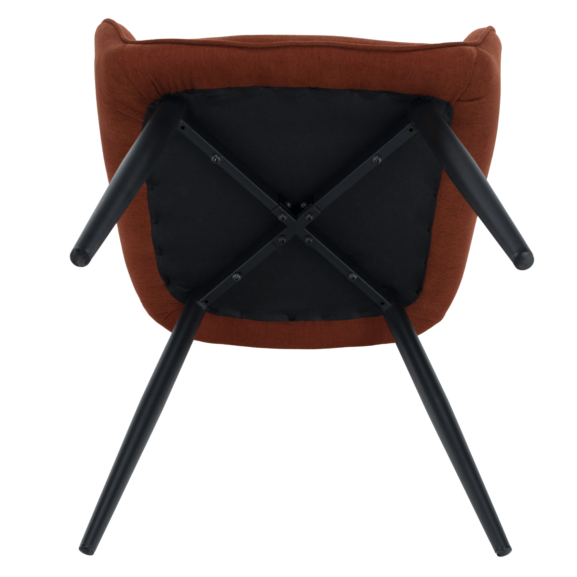 Scaun de design, maro/negru, OSKOR — imaginea 16