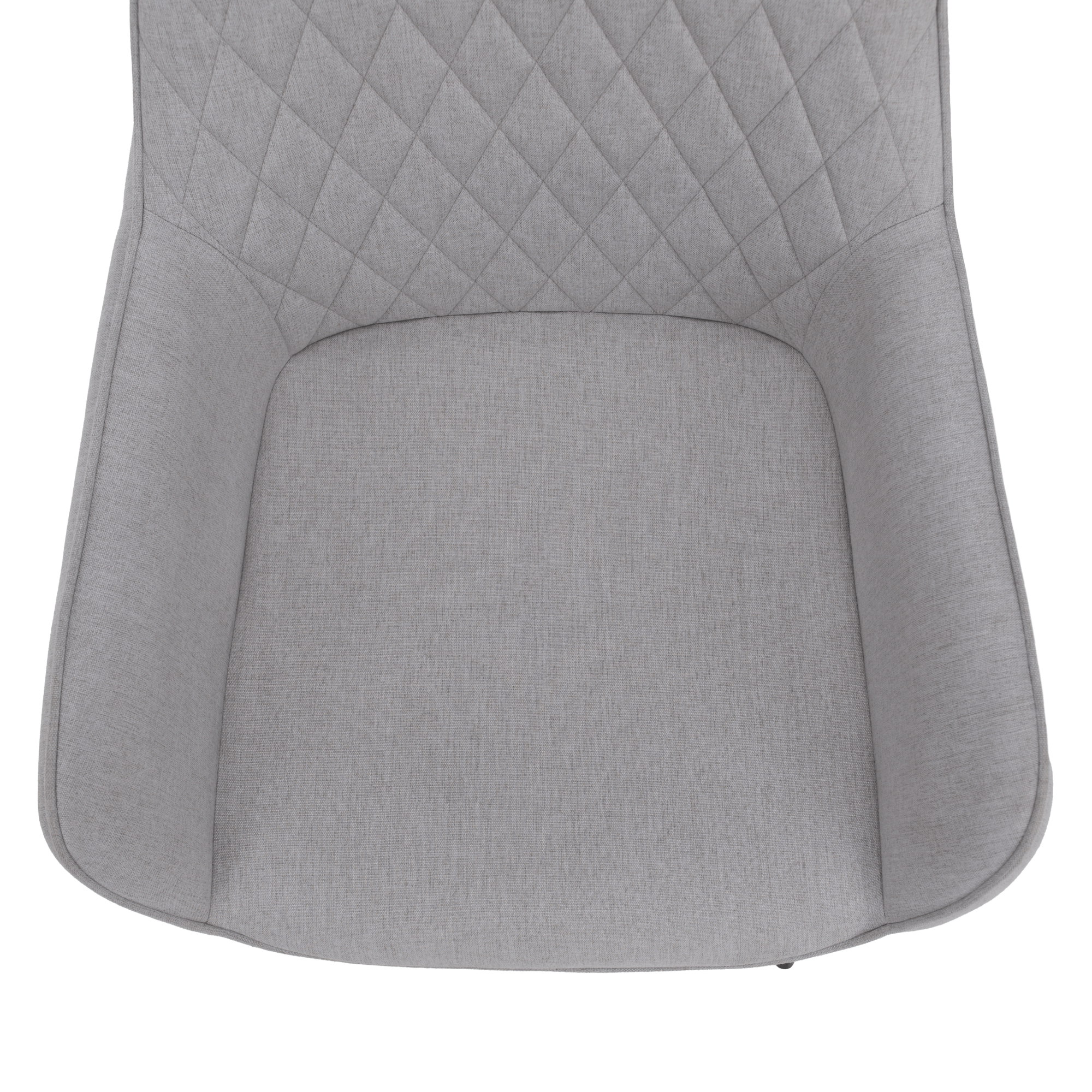 Scaun de design, gri deschis/negru, OSKOR — imaginea 5