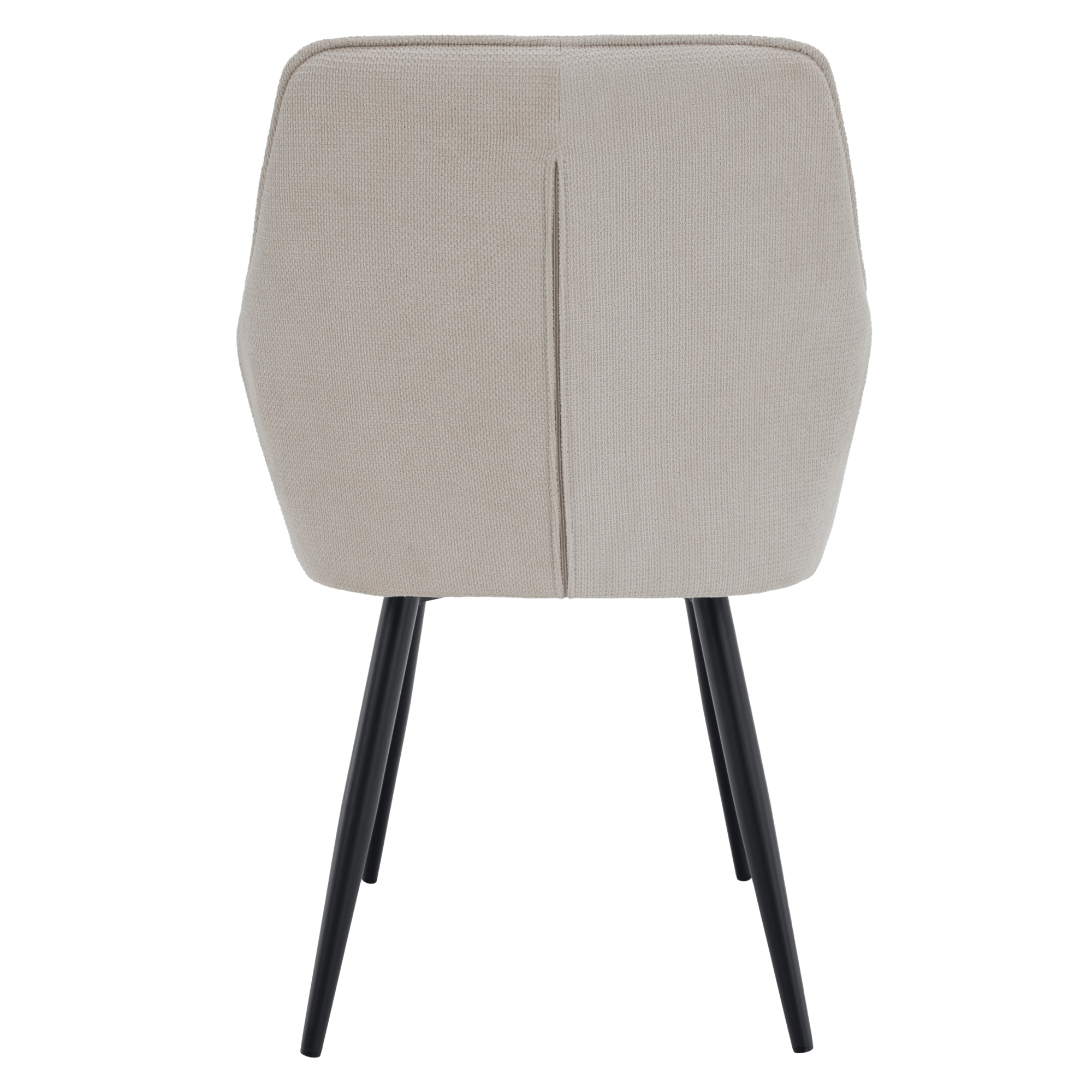 Scaunul de design, bej/negru, MARKEN — imaginea 15