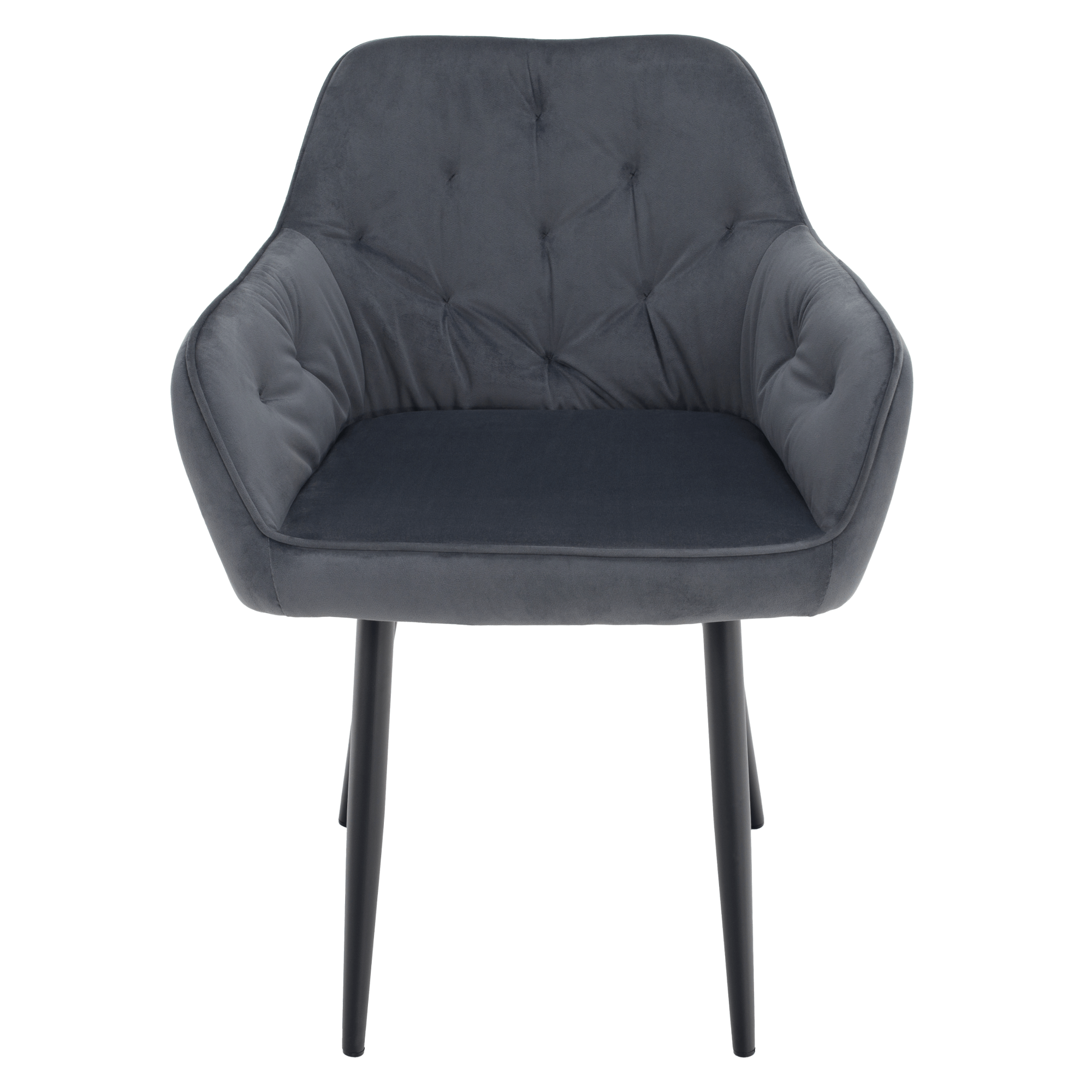 Fotoliu de design, material Velvet gri, VERIO — imaginea 18