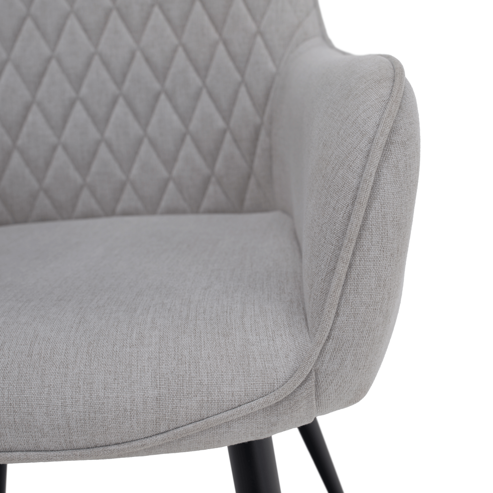 Scaun de design, gri deschis/negru, OSKOR — imaginea 10