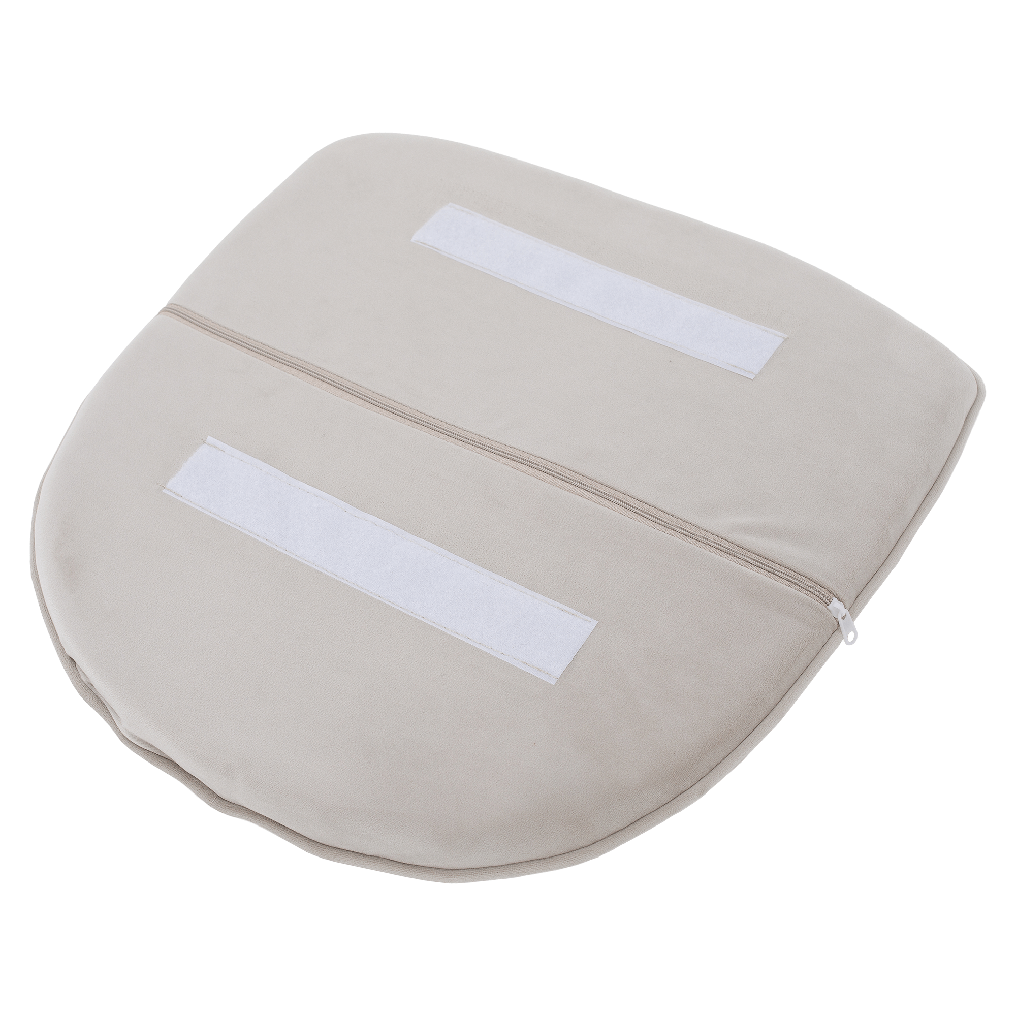 Scaun de design, bej-gri, tesatura Velvet, AURIL — imaginea 8