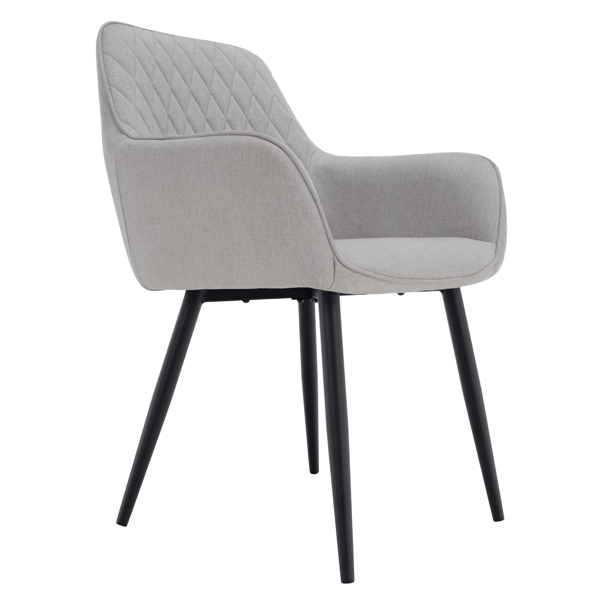 Scaun de design, gri deschis/negru, OSKOR — imaginea 13