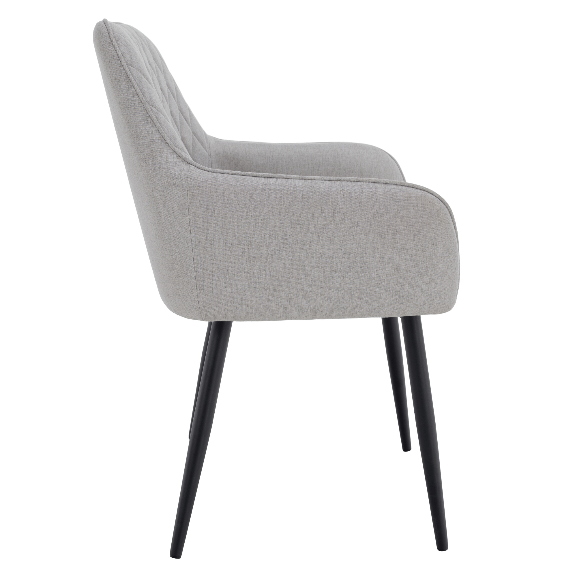Scaun de design, gri deschis/negru, OSKOR — imaginea 14