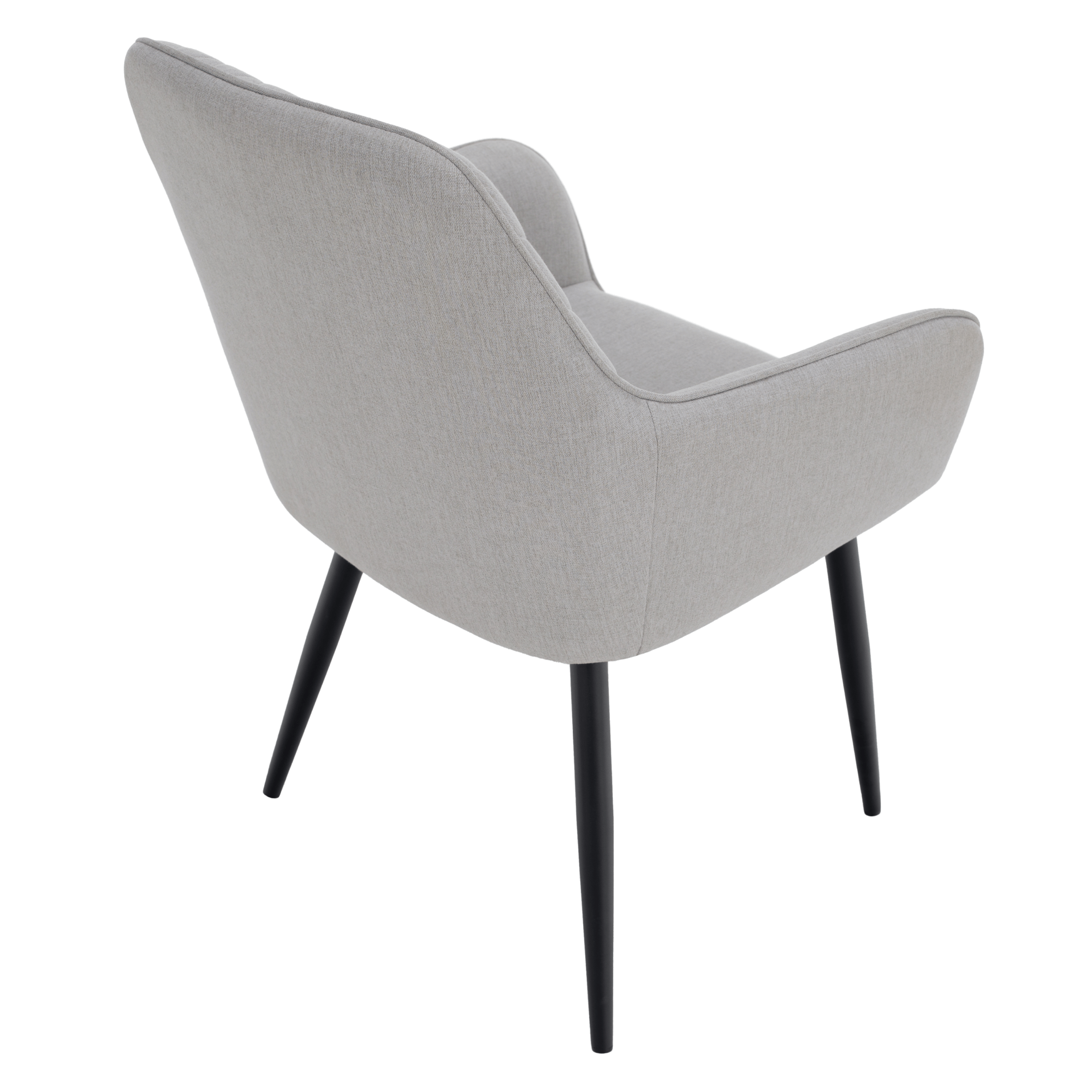 Scaun de design, gri deschis/negru, OSKOR — imaginea 15