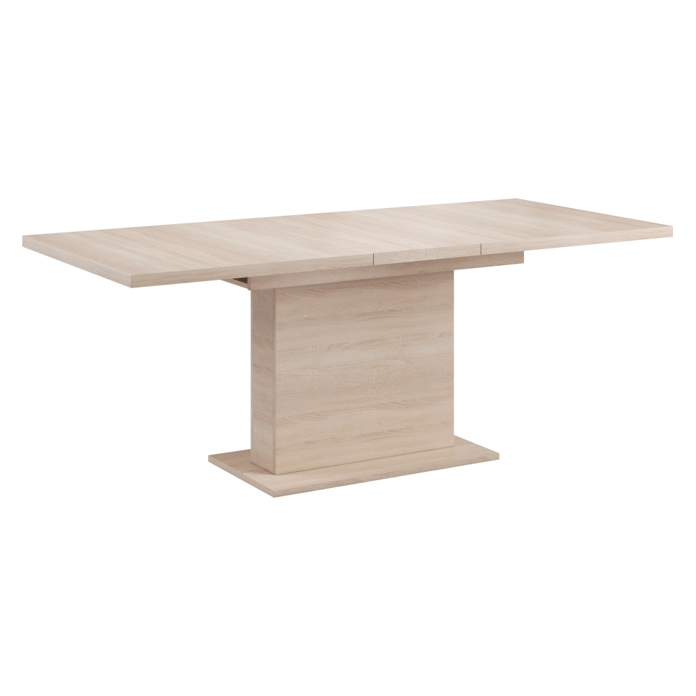 Masa extensibila pentru sufragerie, stejar sonoma, 160-200x90 cm, BOBA — imaginea 2
