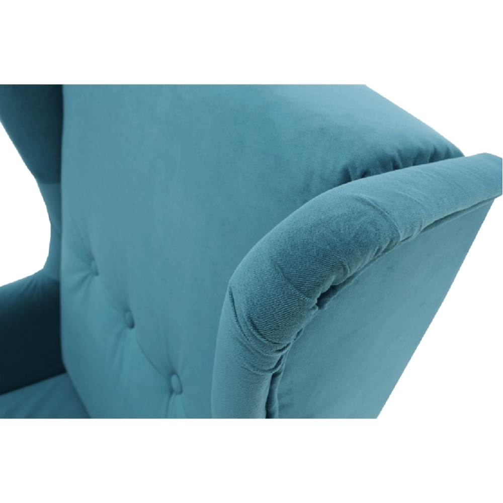 Fotoliu, material textil petrol/fag, RUFINO 3 NEW — imaginea 2