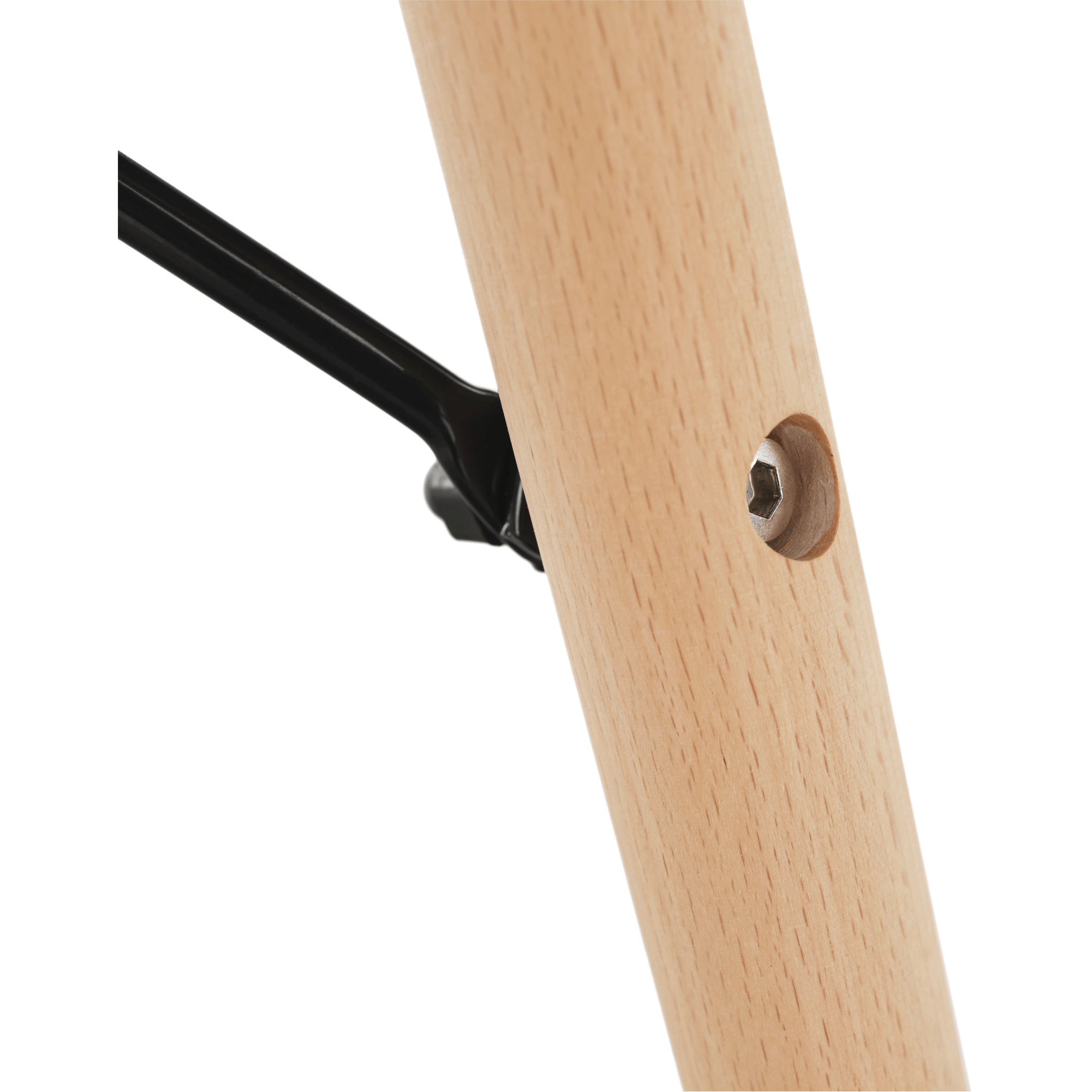 Masa de bucatarie, alba/fag, diametru 90 cm, GAMIN 2 NEW 90 — imaginea 9