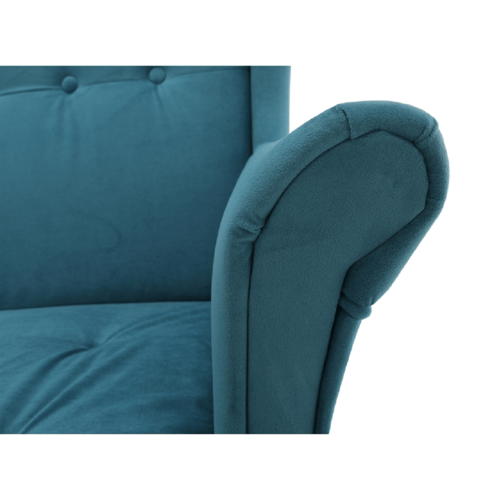 Fotoliu, material textil petrol/fag, RUFINO 3 NEW — imaginea 5