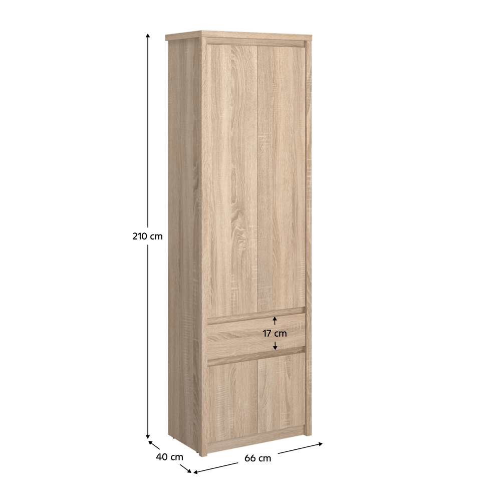 Dulap pentru umerase 4D1S/70, stejar sonoma, NORTY TYP 22 — imaginea 8