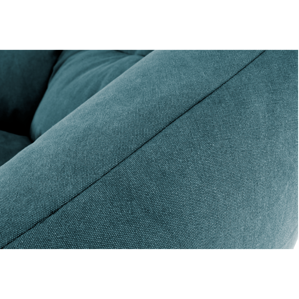 Fotoliu tip sac, material textil verde, URASON — imaginea 2