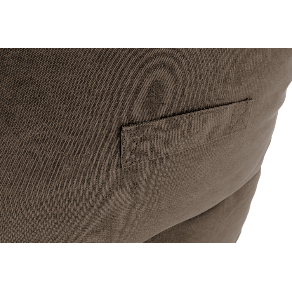 Fotoliu tip sac, material textil maro, URASON — imaginea 9