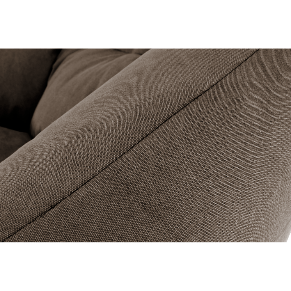 Fotoliu tip sac, material textil maro, URASON — imaginea 10