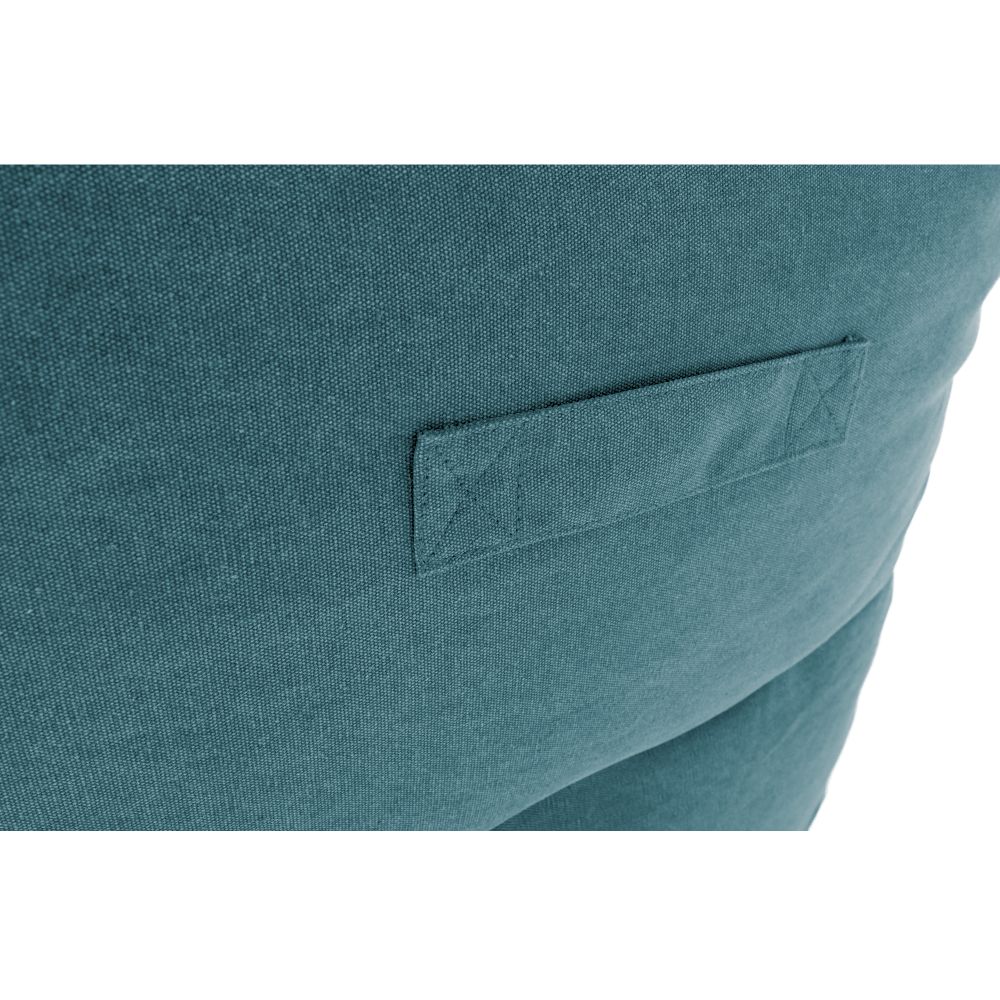 Fotoliu tip sac, material textil verde, URASON — imaginea 10