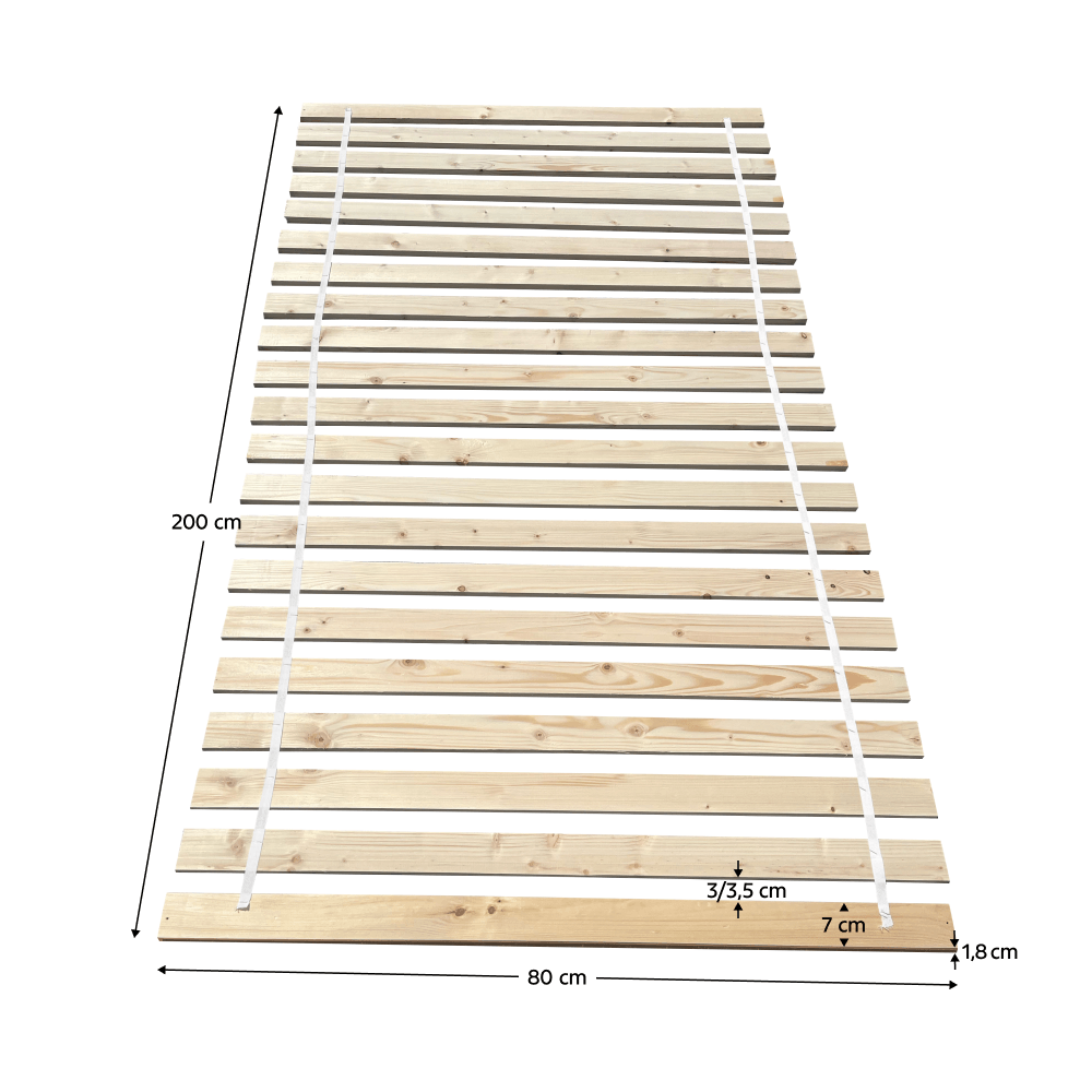 Somiera roluit, 80x200 cm, PLUMA — imaginea 2