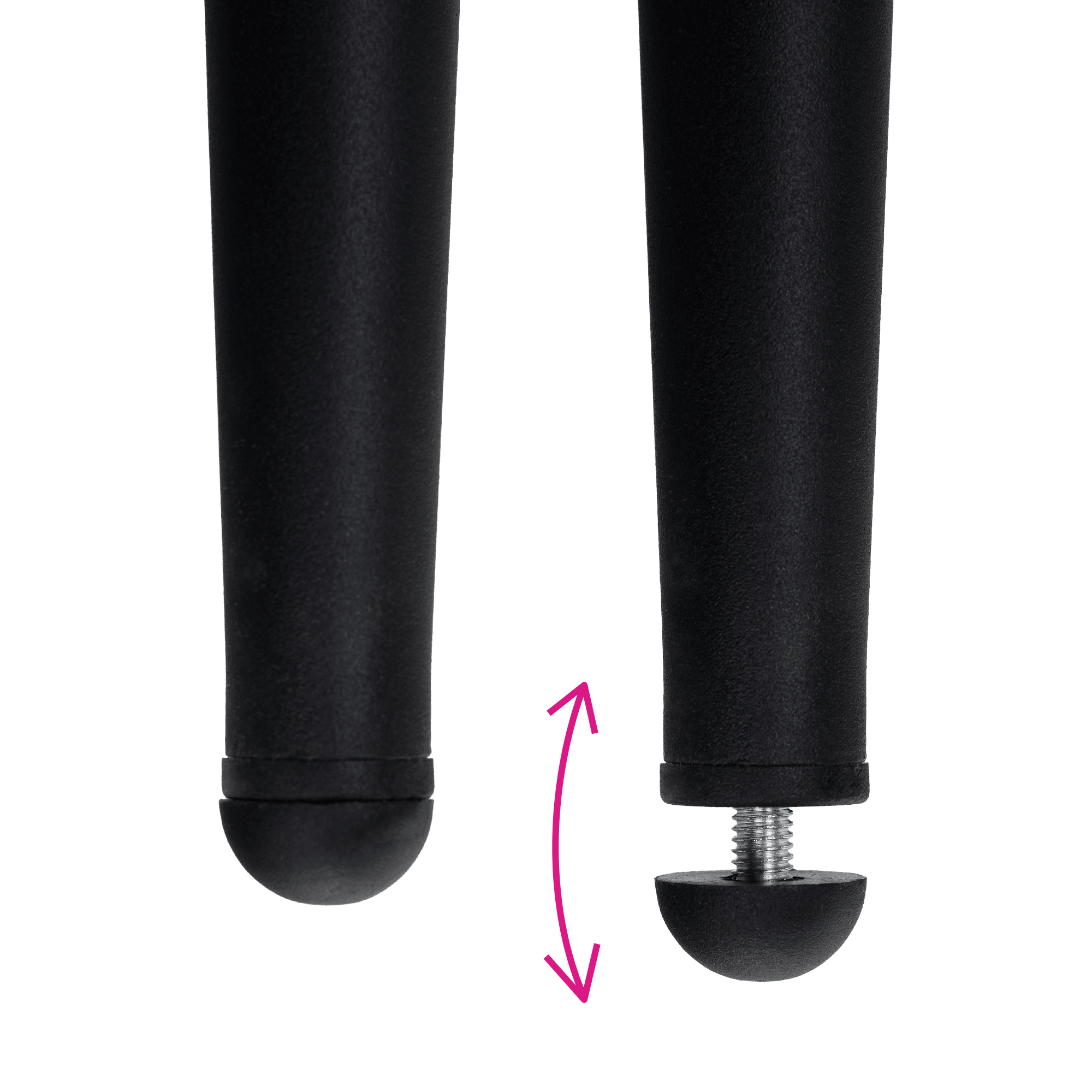 Scaun de bucatarie, gri inchis tesatura velvet/negru, BLER — imaginea 10