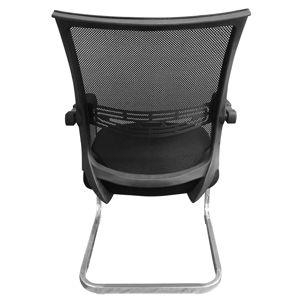 Scaun de conferinte, negru, FAJE — imaginea 6