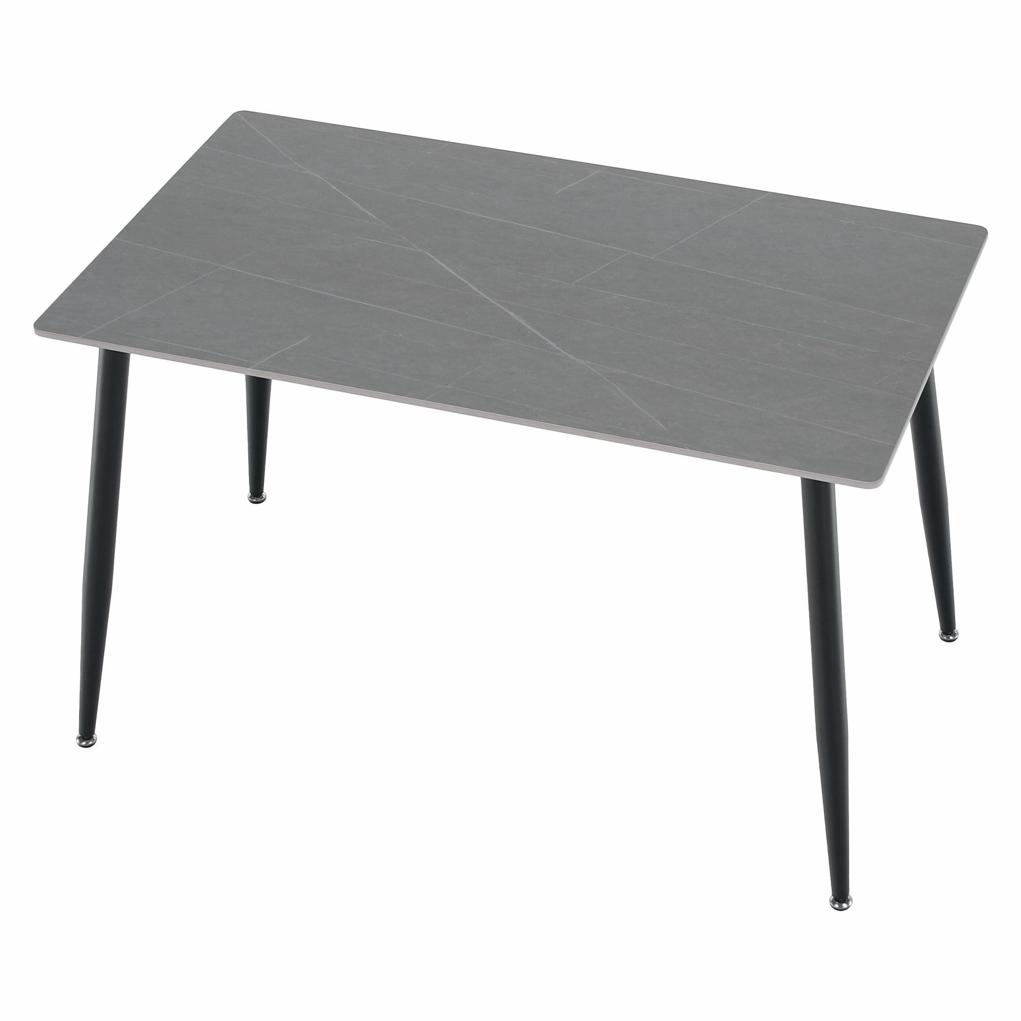 Masa de sufragerie, gri marmura/neagra, 121x71 cm, FLORENC TIP 1 — imaginea 11