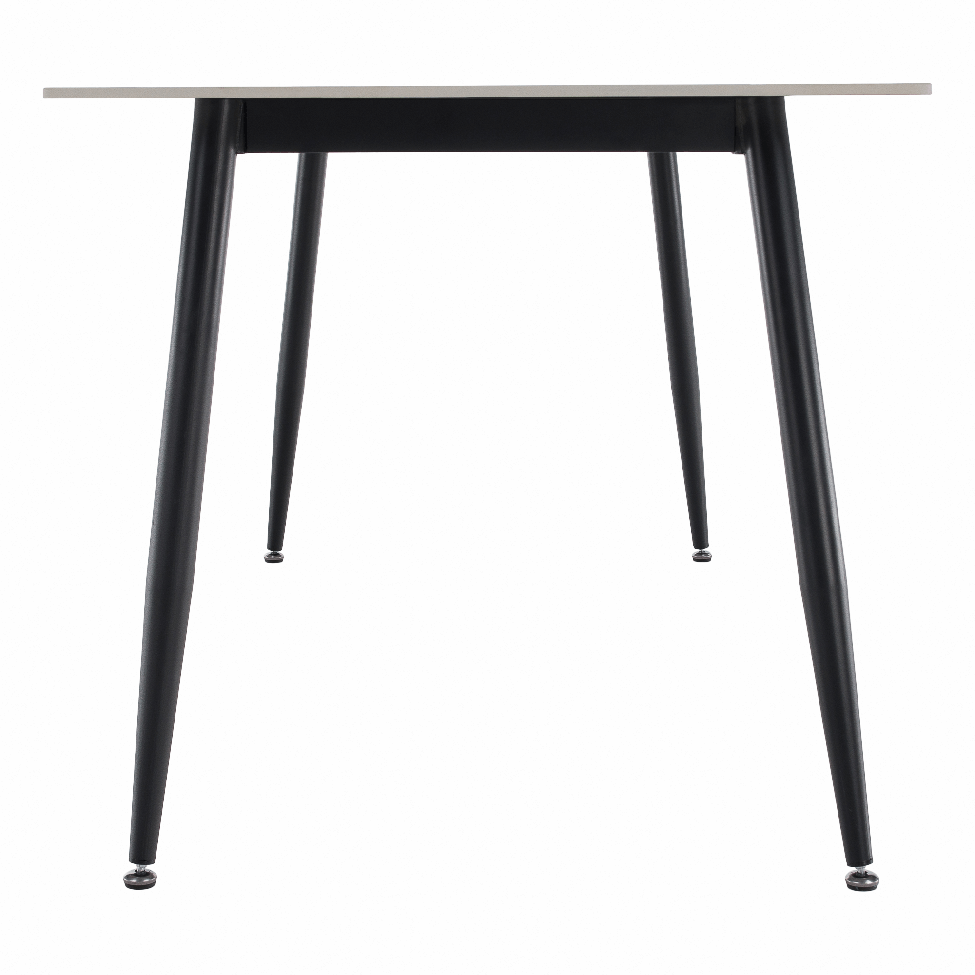 Masa de sufragerie, marmura alba/neagra, 160x80 cm, FLORENC TIP 2 — imaginea 11