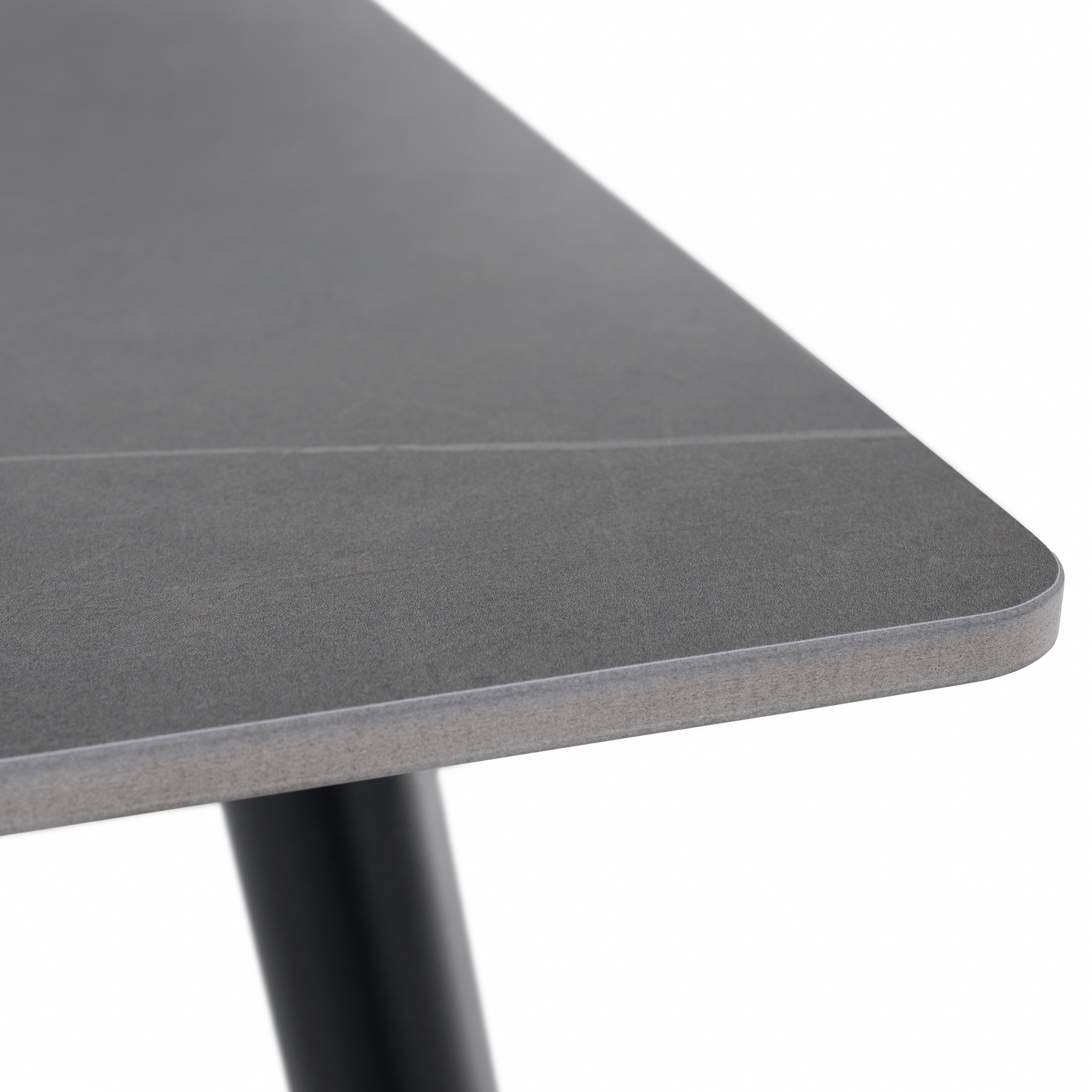 Masa de sufragerie, marmura gri/neagra, 160x80 cm, FLORENC TIP 2 — imaginea 15