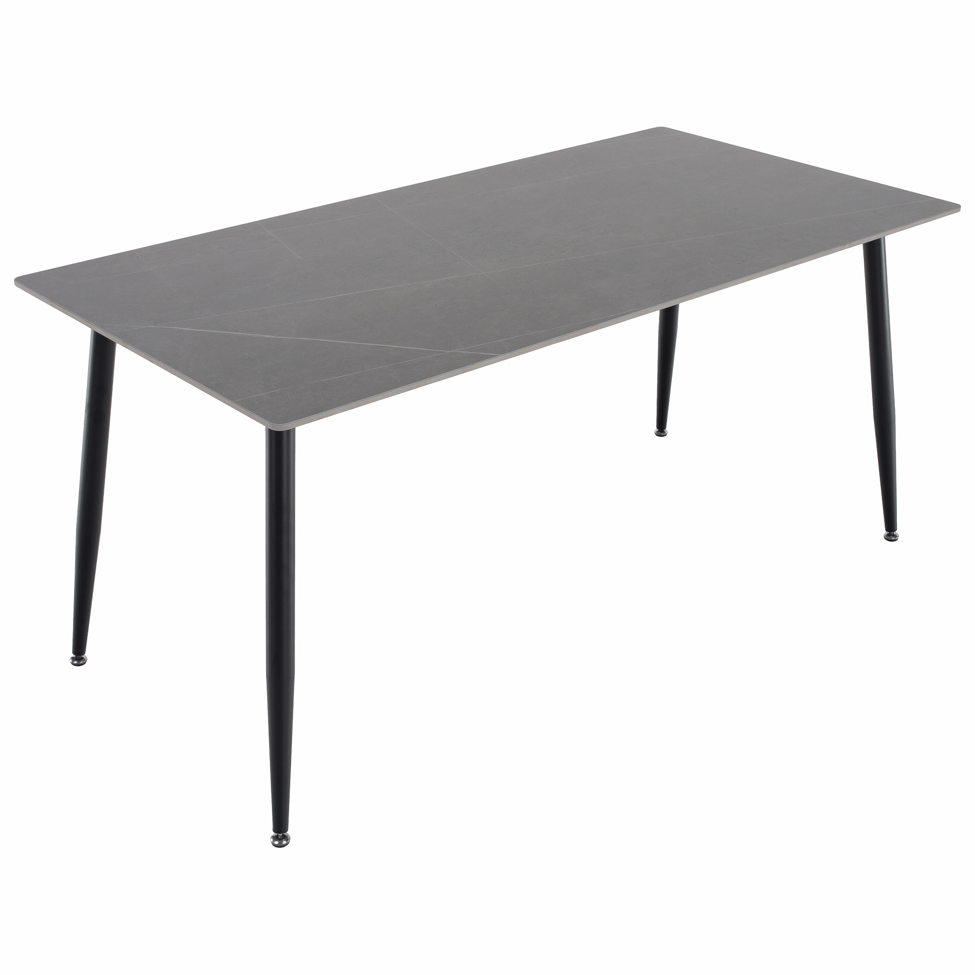Masa de sufragerie, marmura gri/neagra, 160x80 cm, FLORENC TIP 2 — imaginea 16