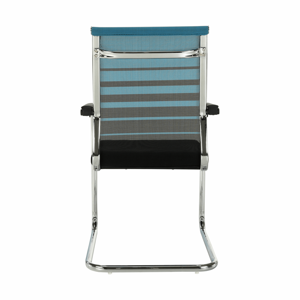 Scaun, albastru/negru, material textil, ESIN — imaginea 3