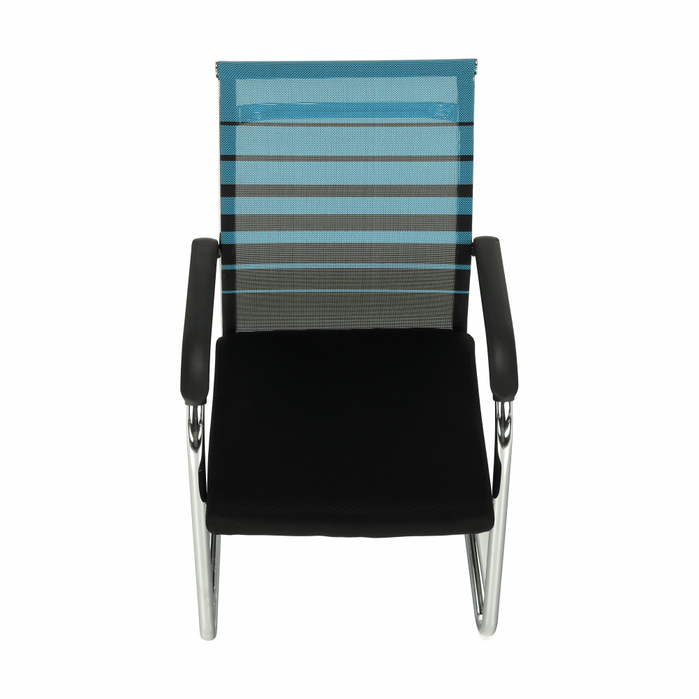 Scaun, albastru/negru, material textil, ESIN — imaginea 4