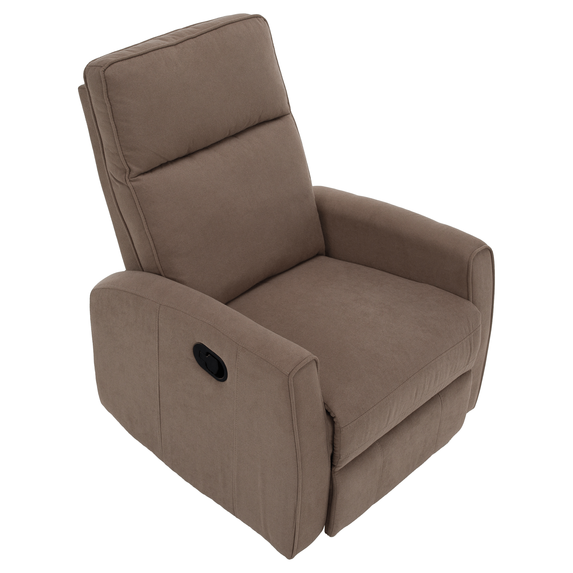 Fotoliu rotativ de relaxare, gri-maroniu taupe, MEKENZI — imaginea 5