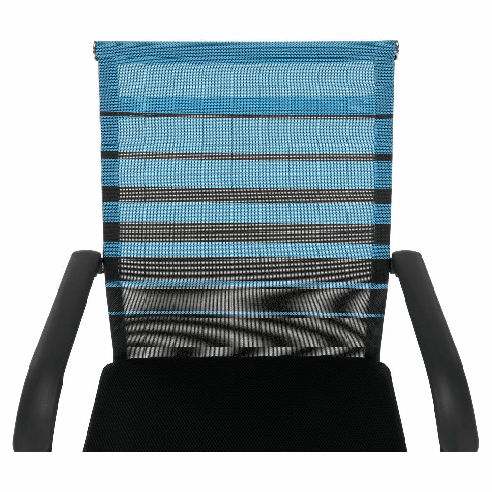 Scaun, albastru/negru, material textil, ESIN — imaginea 8