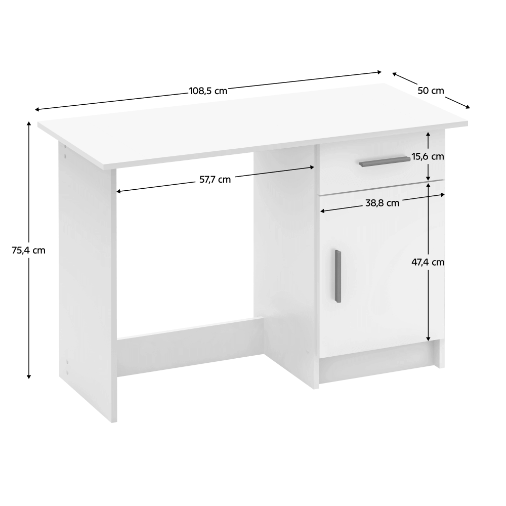 Masa universala pentru PC, alba, SIRISS NEW — imaginea 9