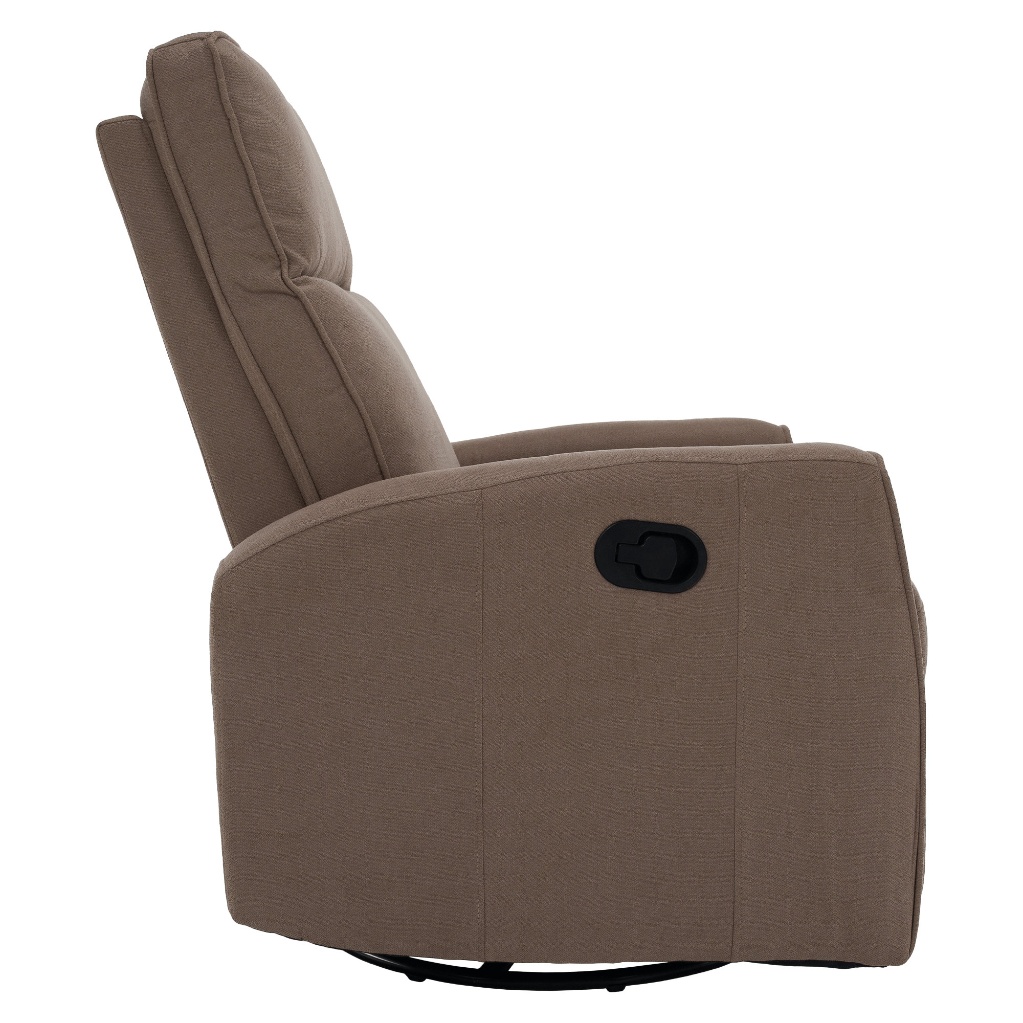 Fotoliu rotativ de relaxare, gri-maroniu taupe, MEKENZI — imaginea 7