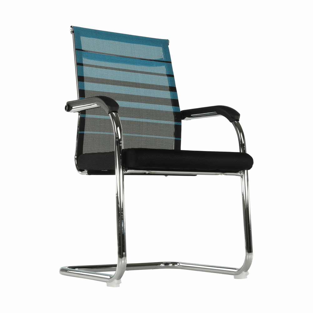 Scaun, albastru/negru, material textil, ESIN — imaginea 14